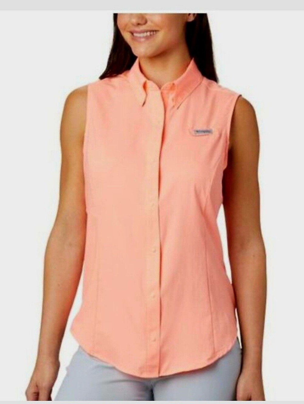 Columbia Women’s Sleeveless PFG Peach Top